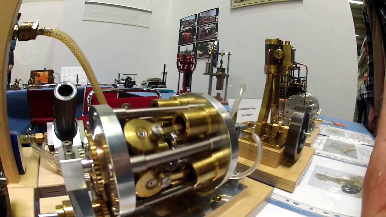 6 zylinder steammotor