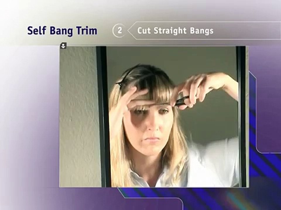ImaginaryVentures Haircutting - Self  Bang Trim
