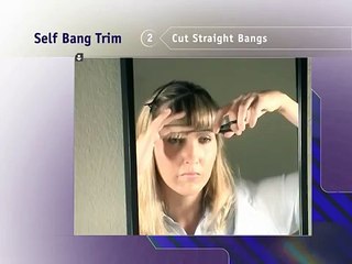 ImaginaryVentures Haircutting - Self  Bang Trim