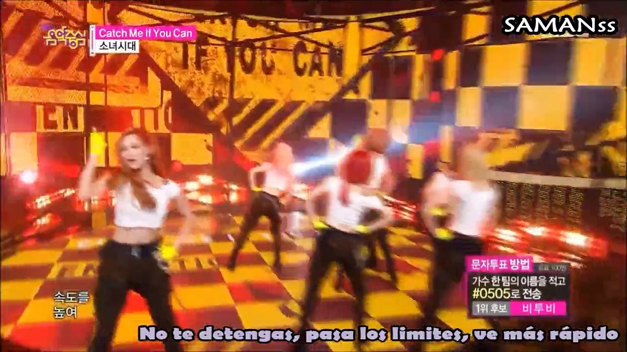 GIRLS' GENERATION Catch Me If You Can LIVE sub español