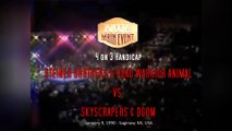 1990-01-09 NWA Main Event - 4 on 3 Handicap - Steiner Brothers & Road Warrior Animal VS Skyscrapers & Doom