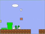 Japanese Mario-looking game play through part 2/2 (Cat Mario)