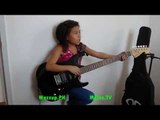 Lyca of the Voice Kids Sings Medley of Songs with her electric guitar in her New House