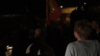 Jonction des convois des agriculteurs manchois et bretons