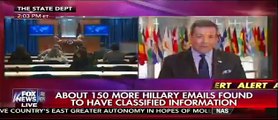 Fox News: New Batch Of Clinton Emails Has Approx. 150 Emails With Classified Info