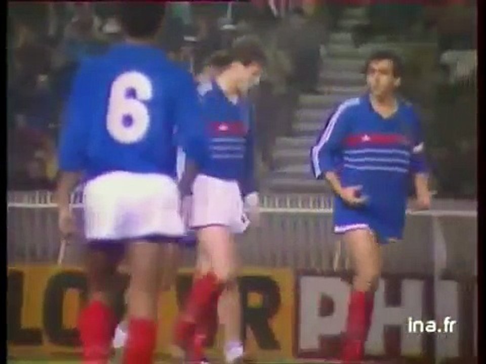 WM 86 Qualifier France v DDR 8th DEC 1984