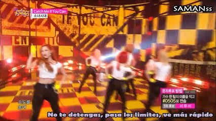 GIRLS' GENERATION Catch Me If You Can LIVE sub español