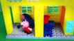 Peppa Pig Blocks Mega House Play Doh Muddy Puddles George Construction Set Stop Motion DisneyCarToys