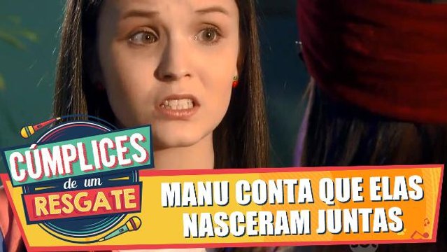 Manu conta para Isa que fazem aniversário juntas