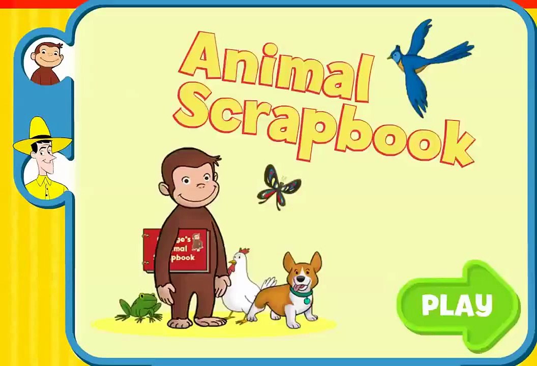 Curious George - Animal Scrapbook Full Episode Educational Cartoon