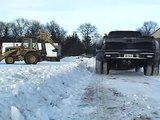 Darth Dually Plowing Snow (My 2002 Duramax Dually)