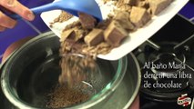 Lasagna Monticello con berenjenas asadas, chocolate y nueces