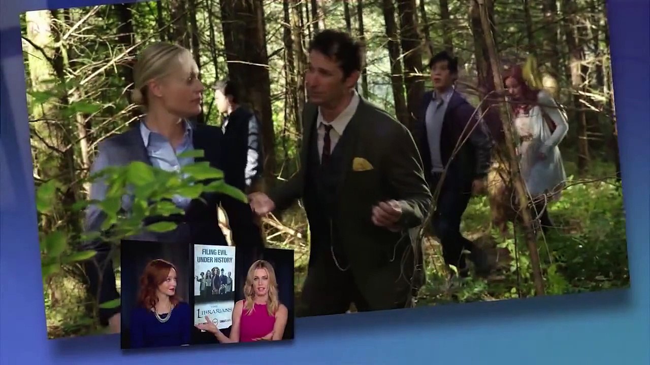 Rebecca Romijn  Lindy Booth (The Librarians) on Sidewalks Entertainment