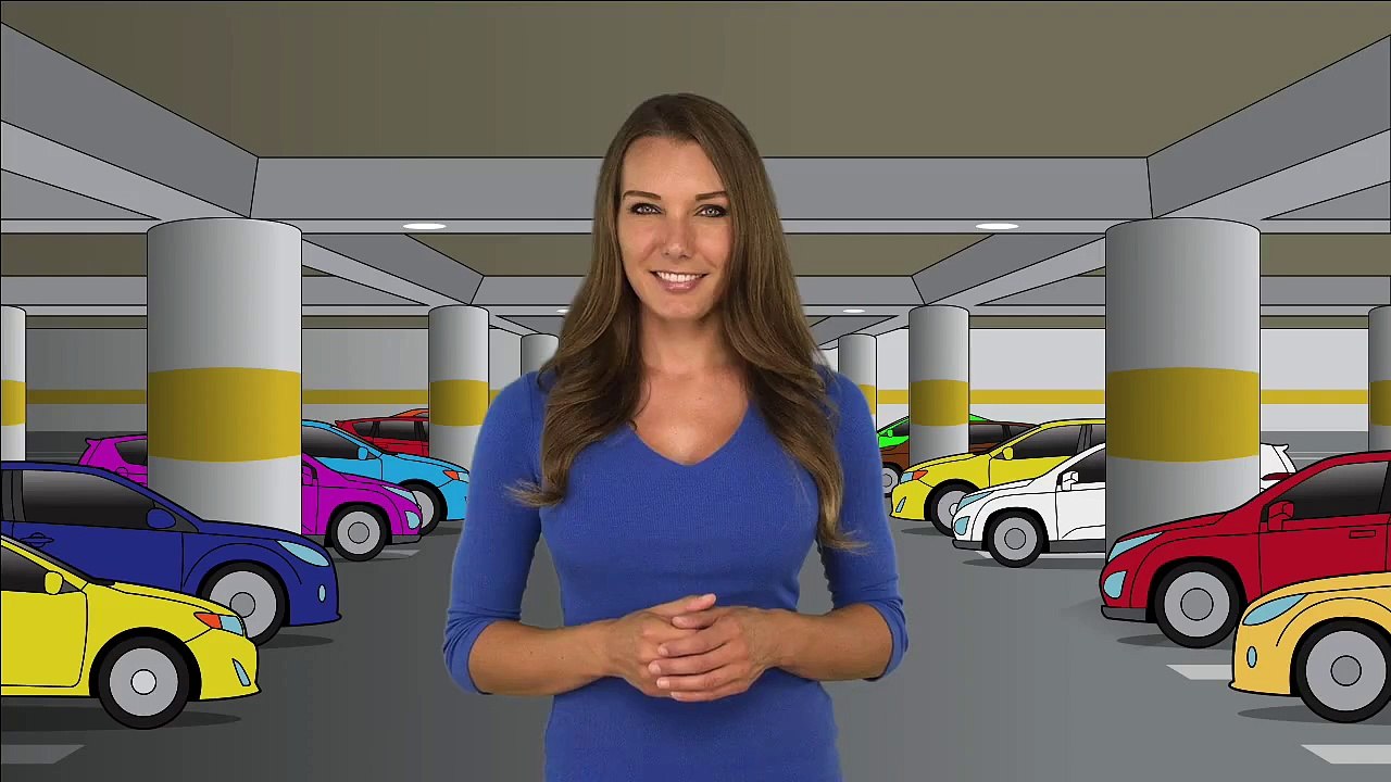 An Underground Parking Lot Filled With Cars Background Cartoon