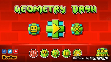 Minecraft in geometry dash !! "Geometry dash"