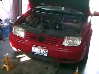 vw jetta oil pan removal