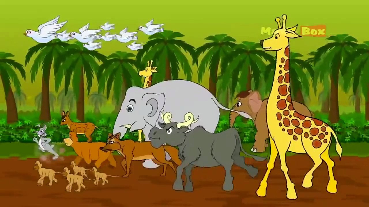 Rabbit's Dream Jataka Tales In English Animation / Cartoon Stories For Kids