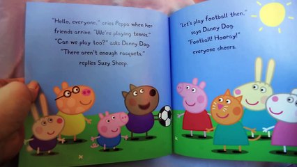 Peppa Pig Plays Football Story time Bed Time Story Learn to Read