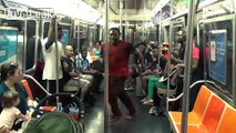 Loonatics Harlem Dance Crew FINNA GET LOOSE  - BREAKDANCE on NYC Subway Train