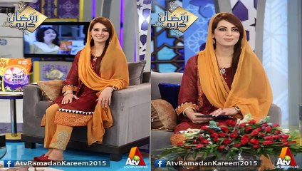 Jana Malik & Nadia Afghan in ATv Ramadan Kareem 2015 Pictures
