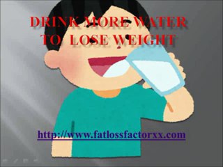 Drink More Water to Lose Weight