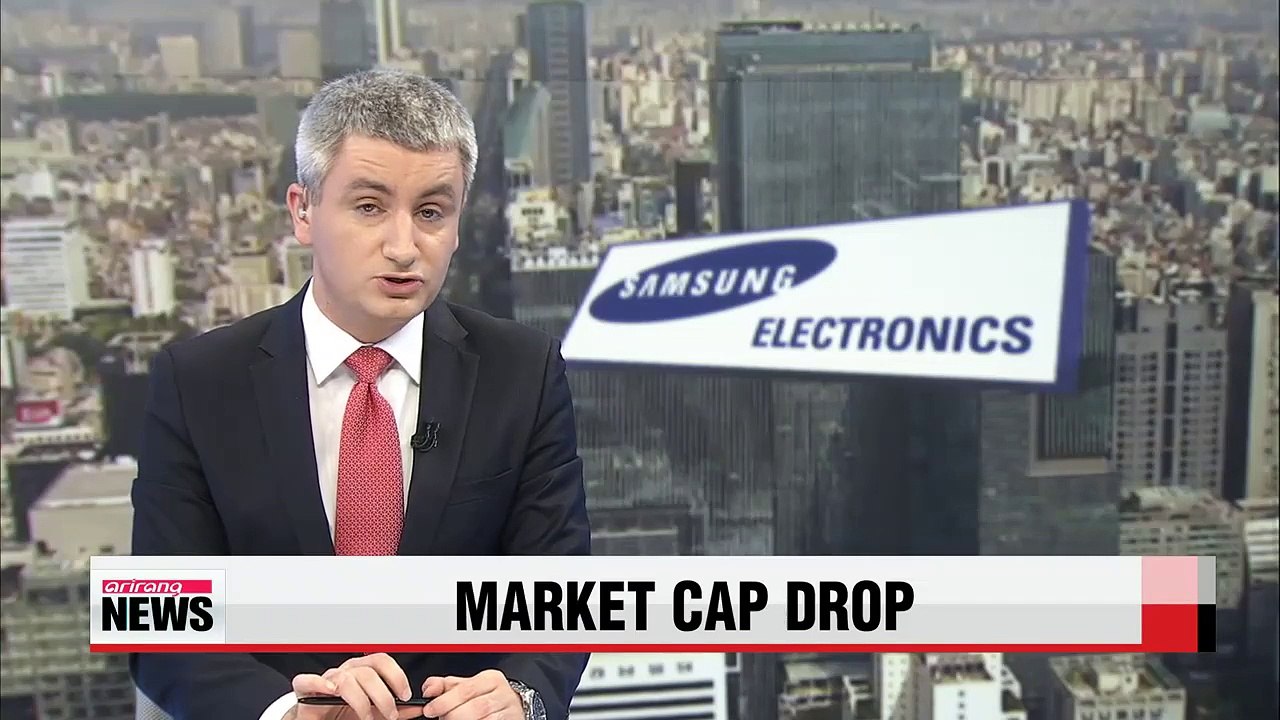 Samsung Electronics market capitalization plunges 24%