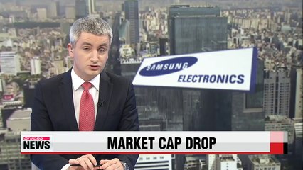Samsung Electronics market capitalization plunges 24%