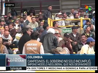 Télécharger la video: Campesinos colombianos exigen al gob. cumplir acuerdos de hace 2 años