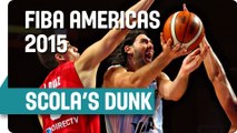 Luis Scola's Dunk v Puerto Rico - 2015 FIBA Americas Championship