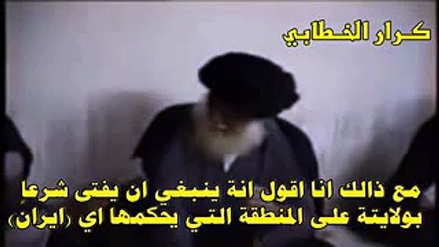 السيد الشهيد الصدر يتكلم على السيد علي الخامنائي والعصائب وولدة مقتدى الصدر