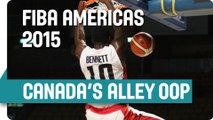 Kelly Olynyk to Anthony Bennett Alley Oop - 2015 FIBA Americas Championship