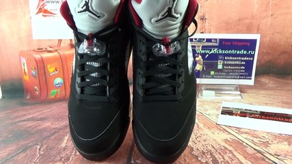 Authentic Supreme x Air Jordan 5 “Black” Review www.kicksontrade.ru