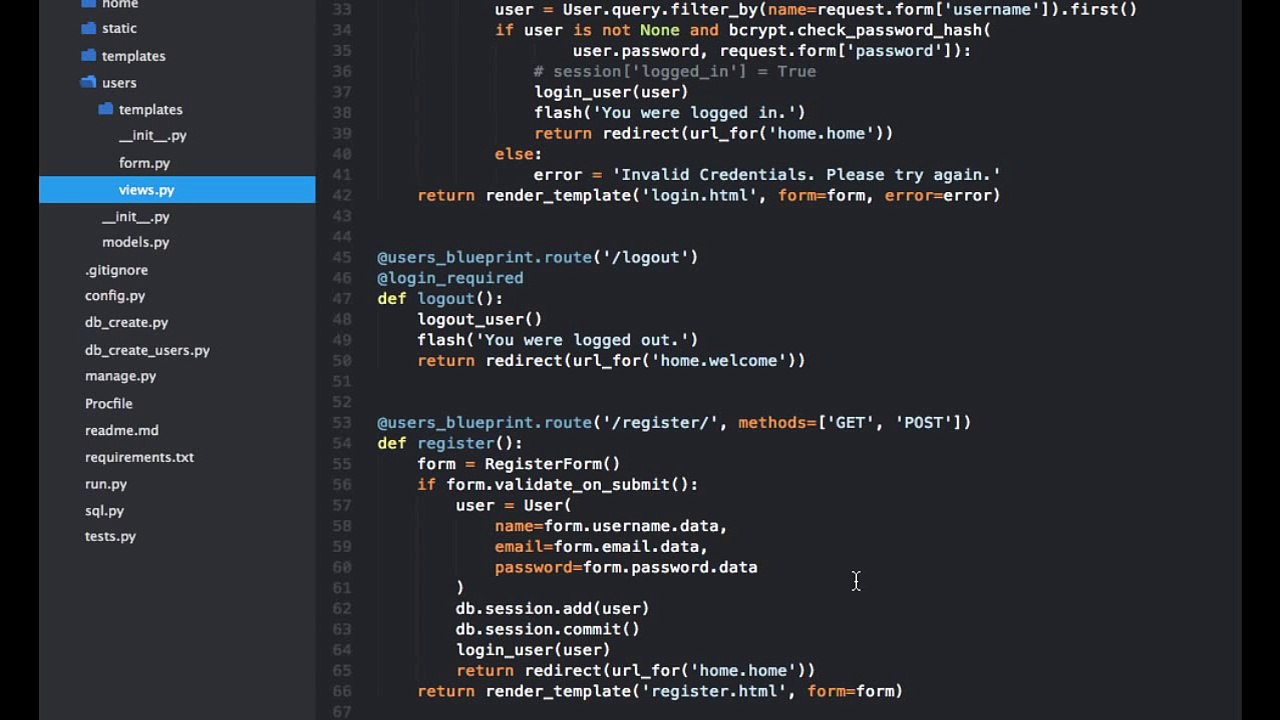 Discover Flask, Part 25 - User Registration (functionality and unit tests)