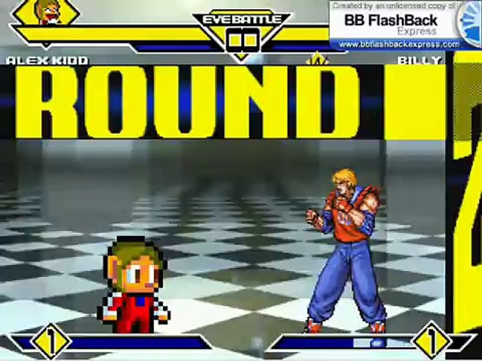MUGEN - Alex Kidd VS. Billy Lee