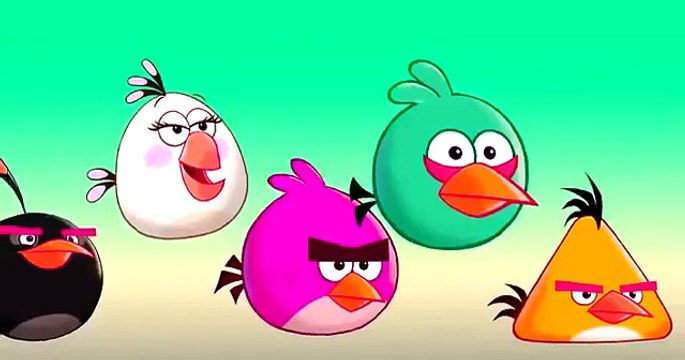 Angry Birds Toons Finger Family Song Daddy Finger Nursery Rhymes Red Chuck Bomb Matilda Bl