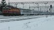 HŽ vlakovi u snijegu, Zima 2015. Trains in snow, Winter 2015. (Croatian Railways)