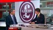 Nigel Farage interviewed after winning UKIP leadership election.