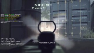 Call of Duty 4 50 killstreak on shipment massive spawnkilling