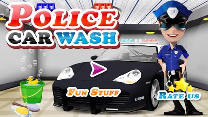 Police Car Wash - Toy Factory - car wash Trucks For Kids