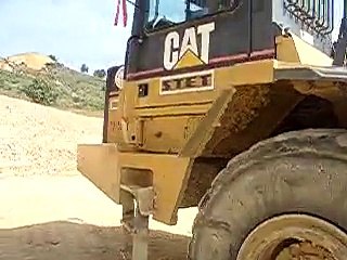 Dumper gigante, 60 Ton, e escavadoras enormes