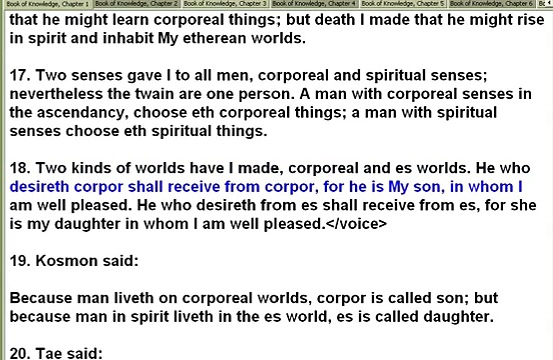 Book of Knowledge, Chapter 1