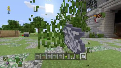 Minecraft Sity Survival Part 6|Plaza build w/out Ty