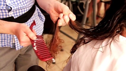 Стрижка и лечение кудрявых волос