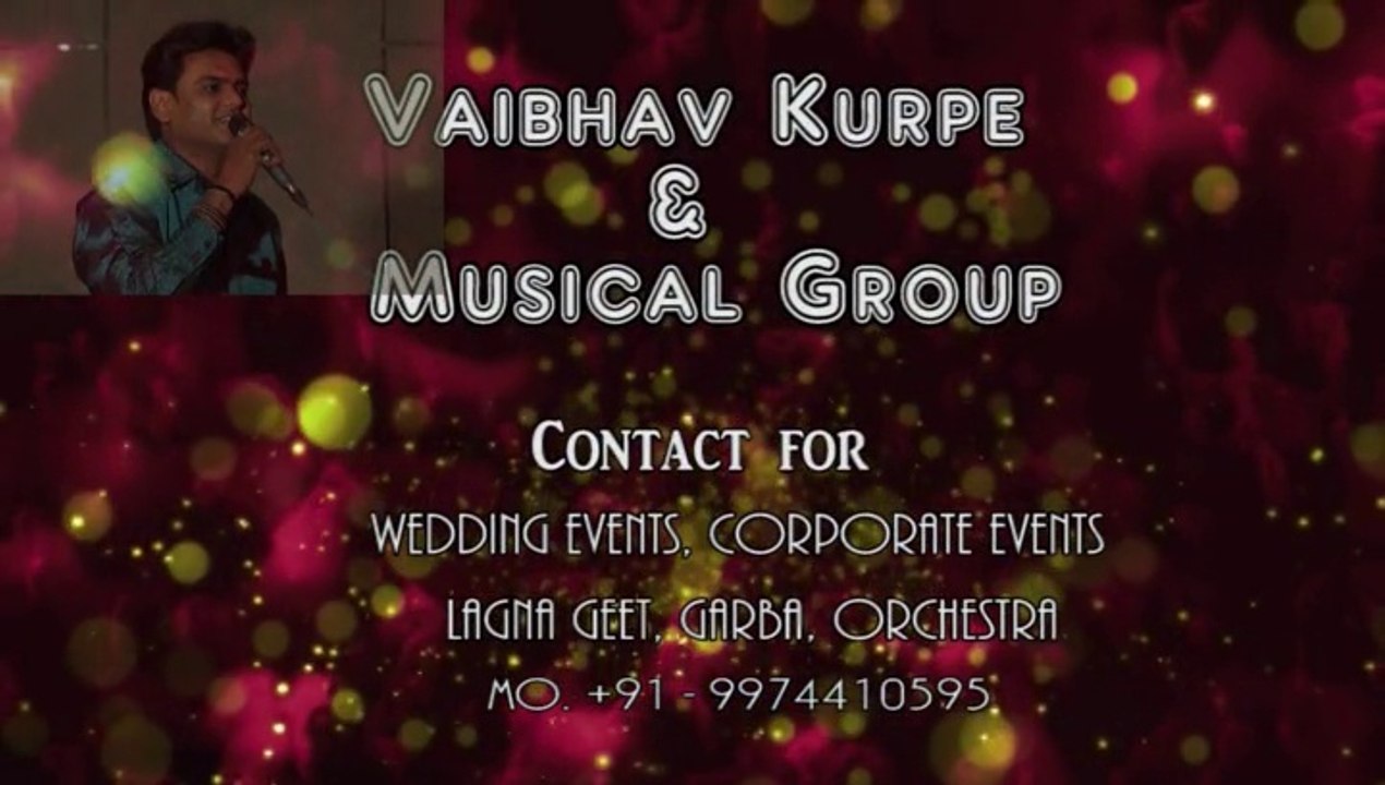 Orchestra Party for Musical Event. Vaibhav Kurpe & Group, Vadodara, Gujarat, India. +91-9974410595