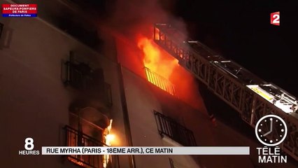 Incendie mortel à Paris : deux départs de feu successifs dans la nuit