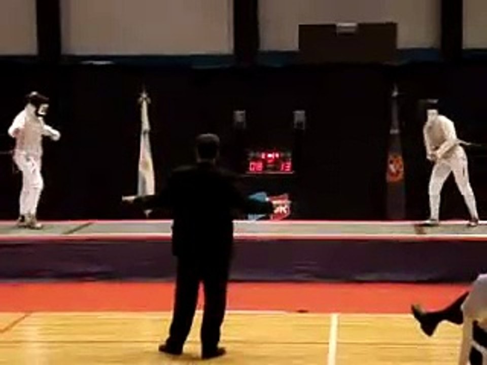 Combate esgrima Florete
