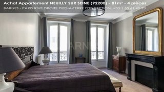 Vente - appartement - NEUILLY SUR SEINE (92200) - 4 pièces - 81m²