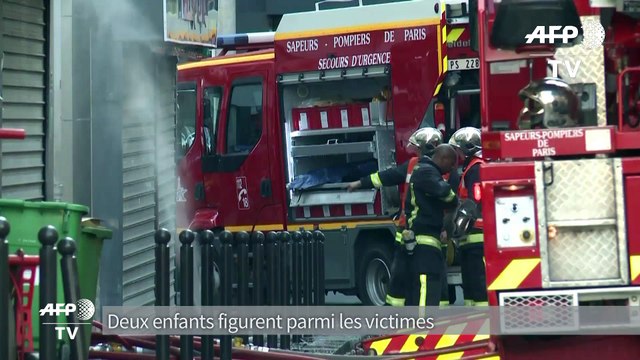 Huit morts dans l'incendie d'un immeuble à Paris