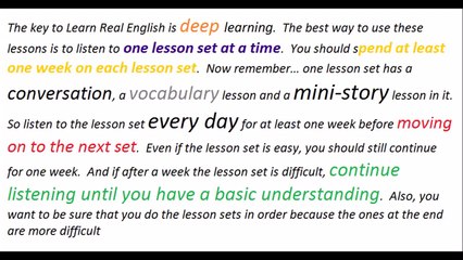 Daily English conversation with subtitle learn english online