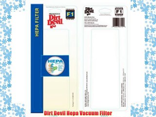 Download Video: Dirt Devil Hepa Vacuum Filter